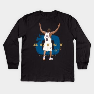 Gilbert Arenas Kids Long Sleeve T-Shirt